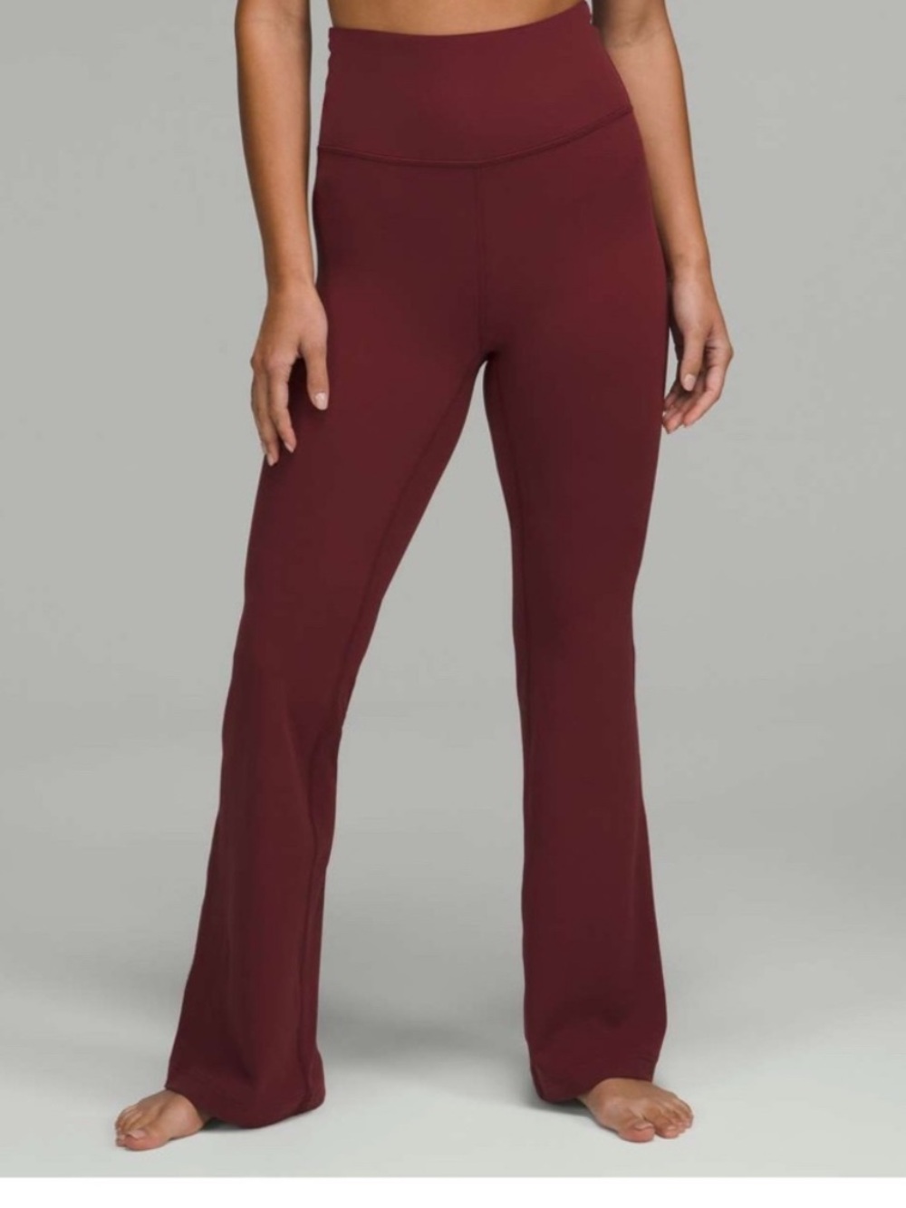 Lululemon High-Waist Flare Pants in Burgundy - NWT - Women 10